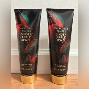 Victoria’s Secret Ginger Apple Jewel body lotion set of 2